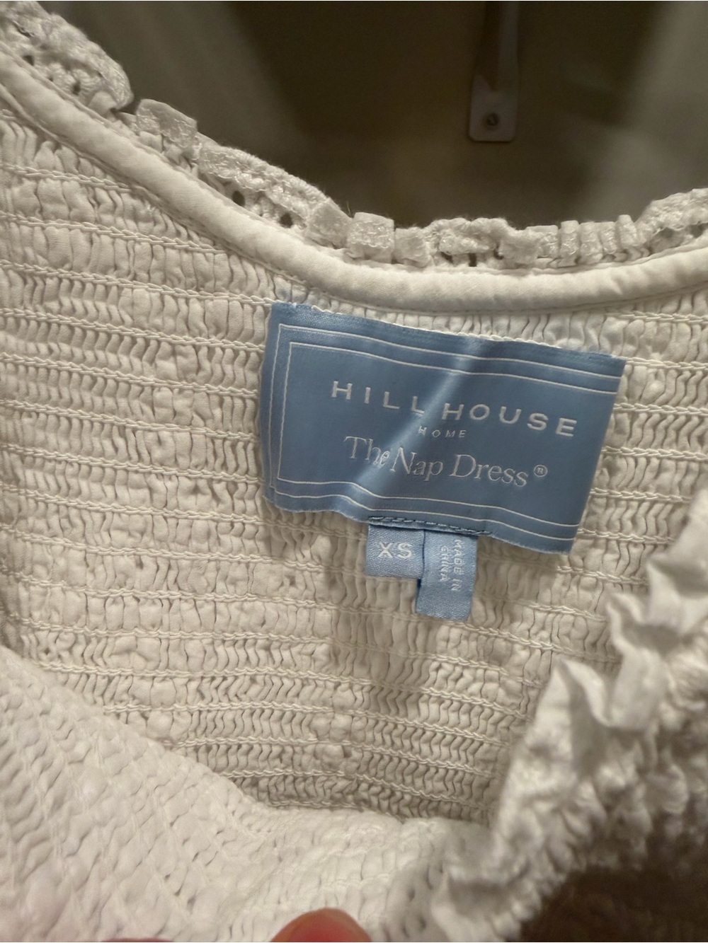 Hill House White Eyelet Louisa Nap Dress XS - Picture 5 of 6